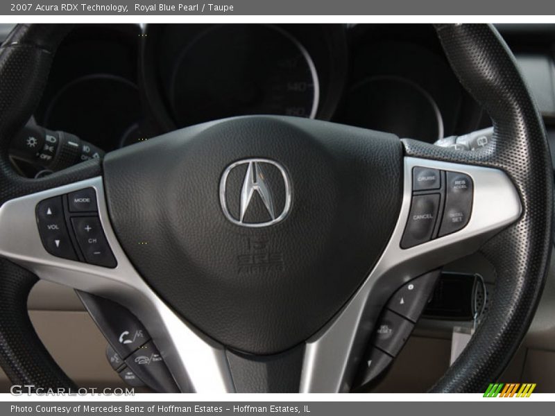 Royal Blue Pearl / Taupe 2007 Acura RDX Technology