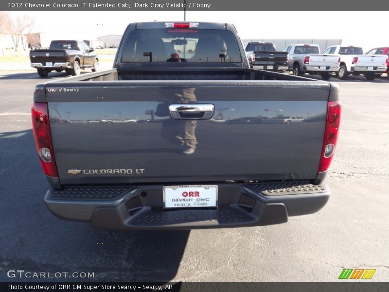 Dark Gray Metallic / Ebony 2012 Chevrolet Colorado LT Extended Cab