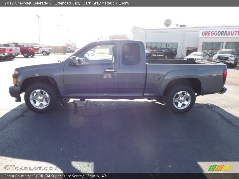 Dark Gray Metallic / Ebony 2012 Chevrolet Colorado LT Extended Cab