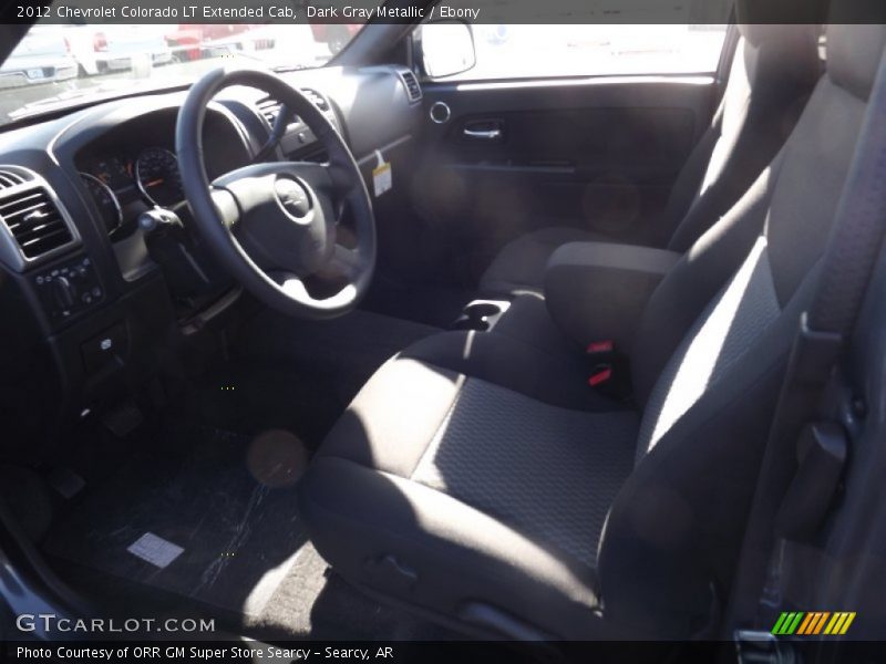 Dark Gray Metallic / Ebony 2012 Chevrolet Colorado LT Extended Cab