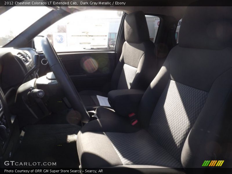 Dark Gray Metallic / Ebony 2012 Chevrolet Colorado LT Extended Cab