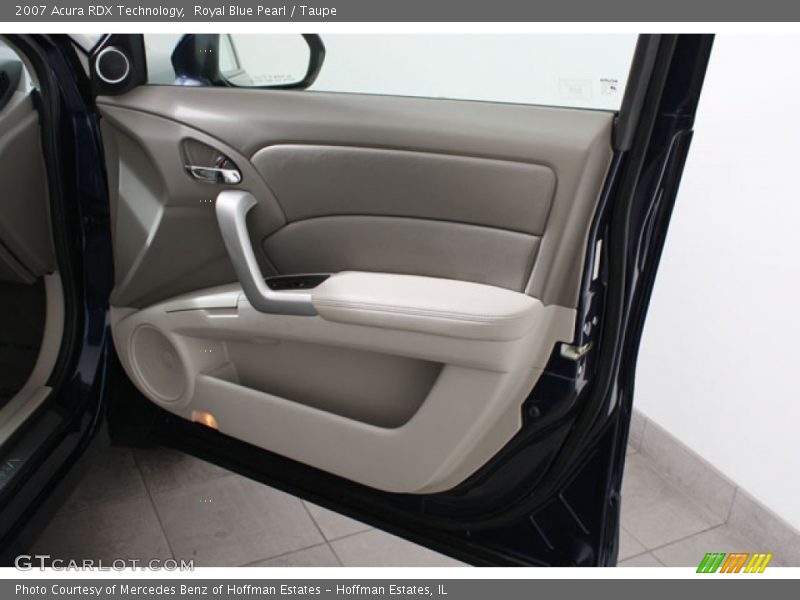 Royal Blue Pearl / Taupe 2007 Acura RDX Technology