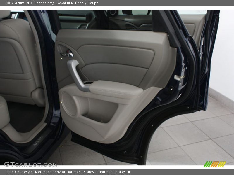 Royal Blue Pearl / Taupe 2007 Acura RDX Technology