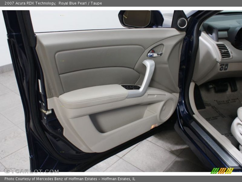 Royal Blue Pearl / Taupe 2007 Acura RDX Technology