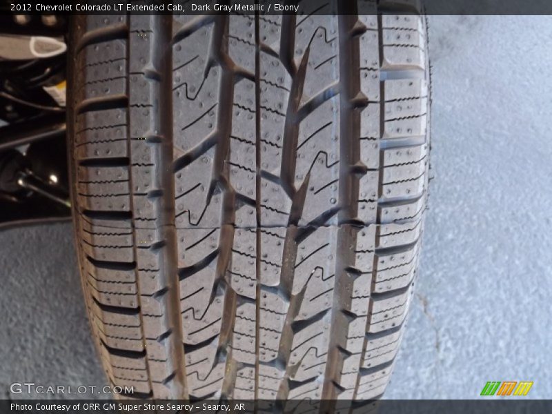 Dark Gray Metallic / Ebony 2012 Chevrolet Colorado LT Extended Cab
