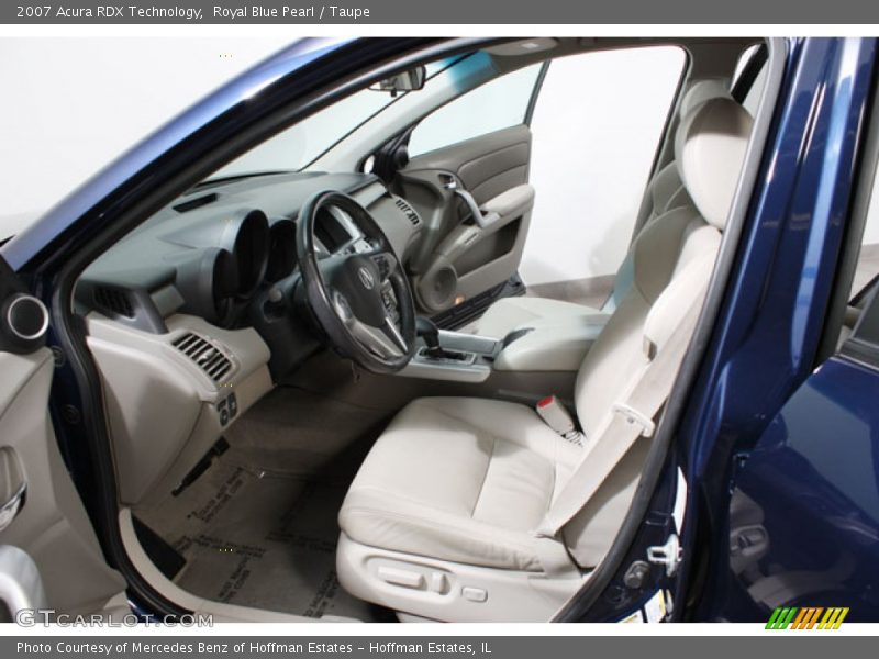 Royal Blue Pearl / Taupe 2007 Acura RDX Technology