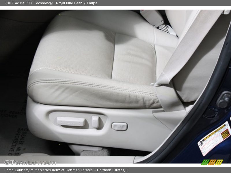 Royal Blue Pearl / Taupe 2007 Acura RDX Technology