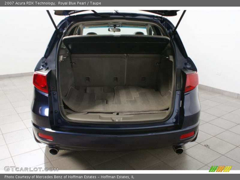 Royal Blue Pearl / Taupe 2007 Acura RDX Technology