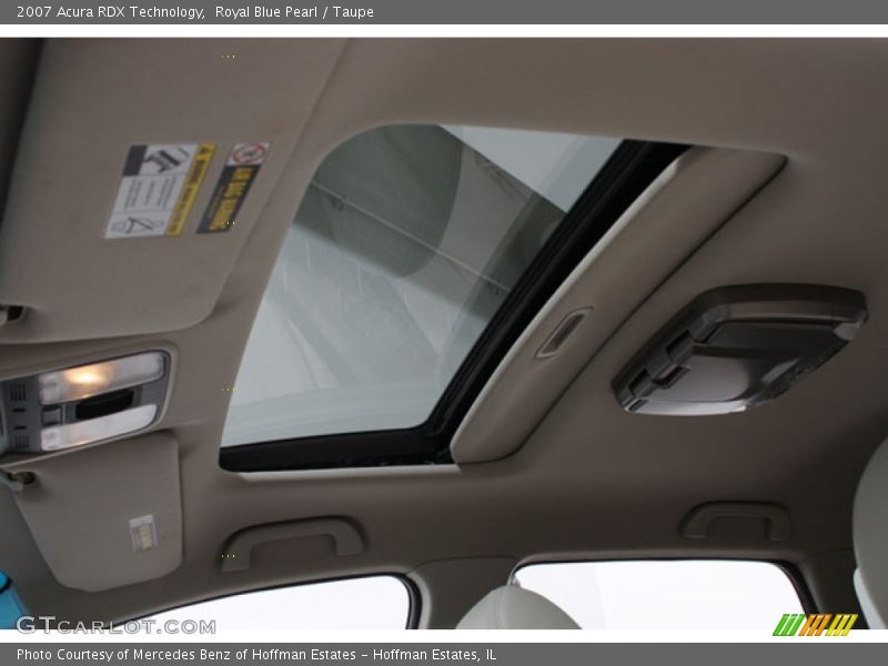 Royal Blue Pearl / Taupe 2007 Acura RDX Technology