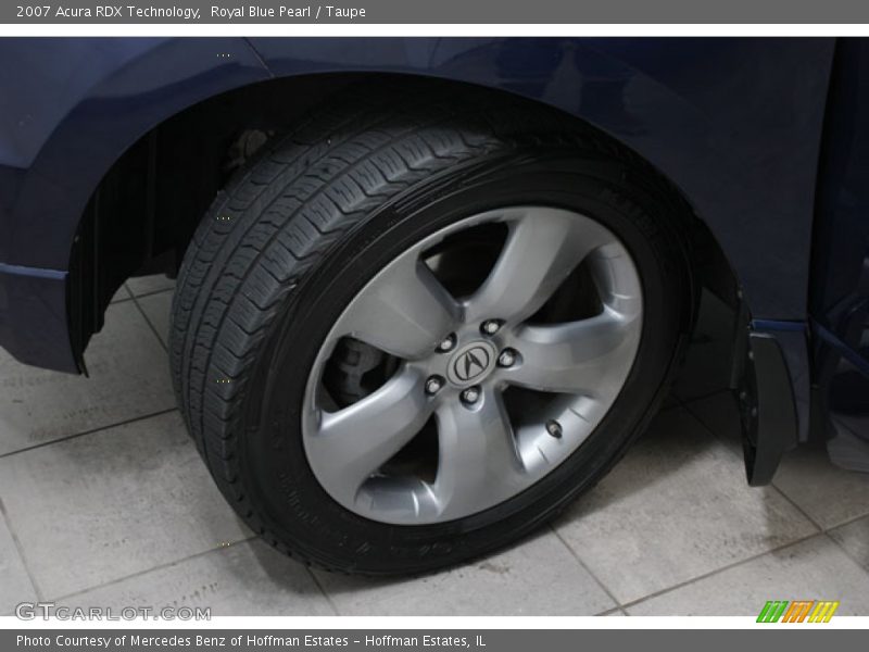 Royal Blue Pearl / Taupe 2007 Acura RDX Technology