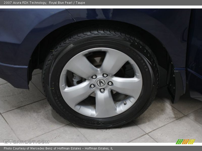 Royal Blue Pearl / Taupe 2007 Acura RDX Technology