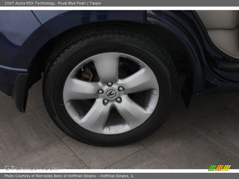Royal Blue Pearl / Taupe 2007 Acura RDX Technology