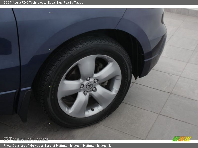 Royal Blue Pearl / Taupe 2007 Acura RDX Technology