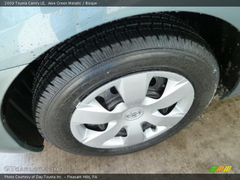 Aloe Green Metallic / Bisque 2009 Toyota Camry LE