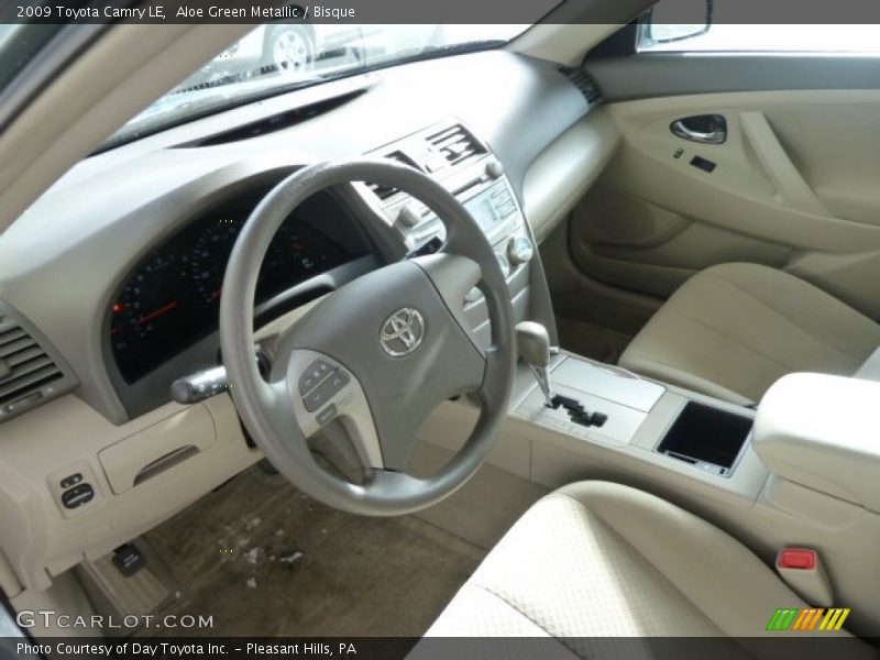 Aloe Green Metallic / Bisque 2009 Toyota Camry LE