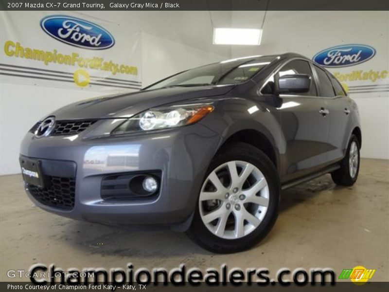 Galaxy Gray Mica / Black 2007 Mazda CX-7 Grand Touring