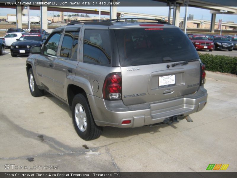 Light Pewter Metallic / Medium Oak 2002 Chevrolet TrailBlazer LT