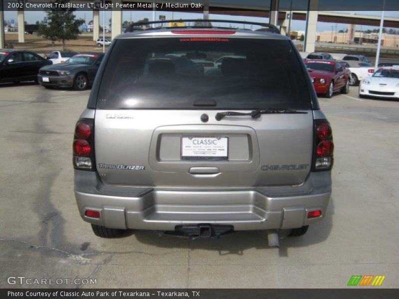 Light Pewter Metallic / Medium Oak 2002 Chevrolet TrailBlazer LT