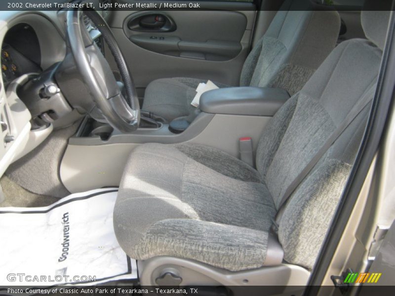 Light Pewter Metallic / Medium Oak 2002 Chevrolet TrailBlazer LT