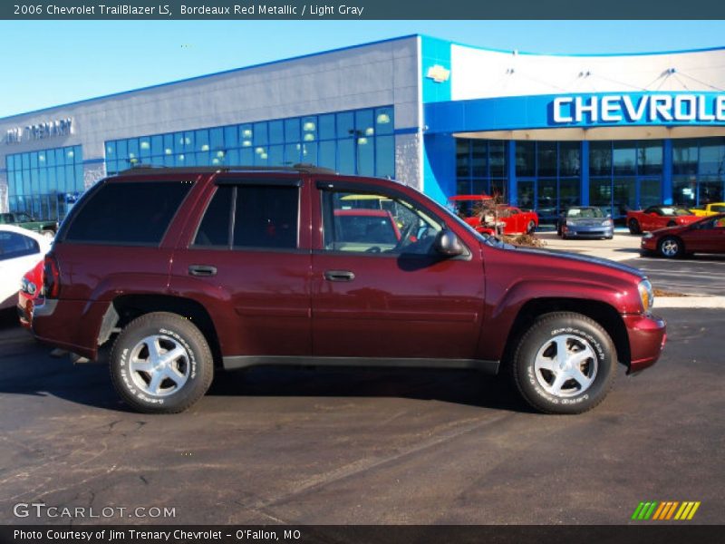 Bordeaux Red Metallic / Light Gray 2006 Chevrolet TrailBlazer LS
