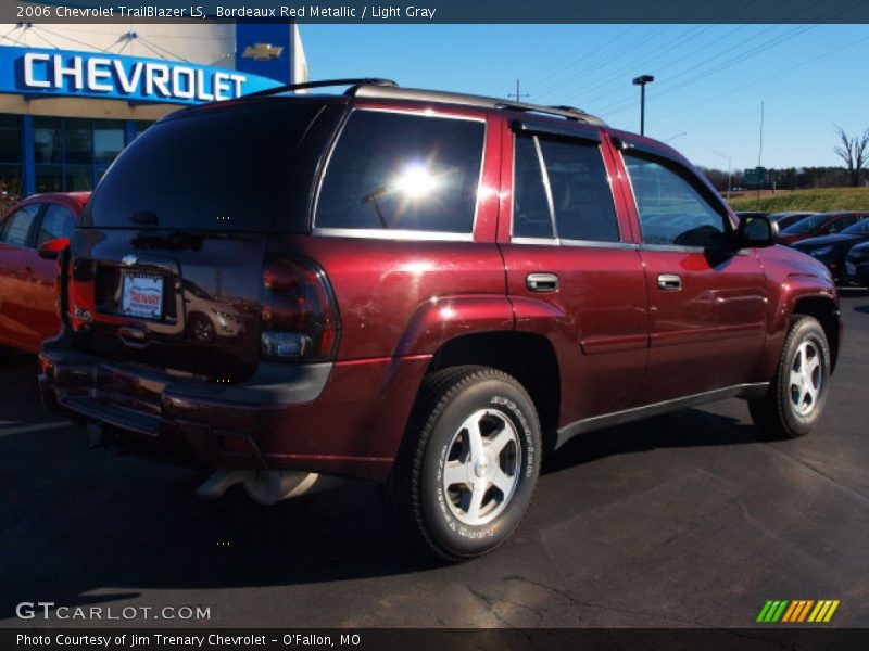Bordeaux Red Metallic / Light Gray 2006 Chevrolet TrailBlazer LS