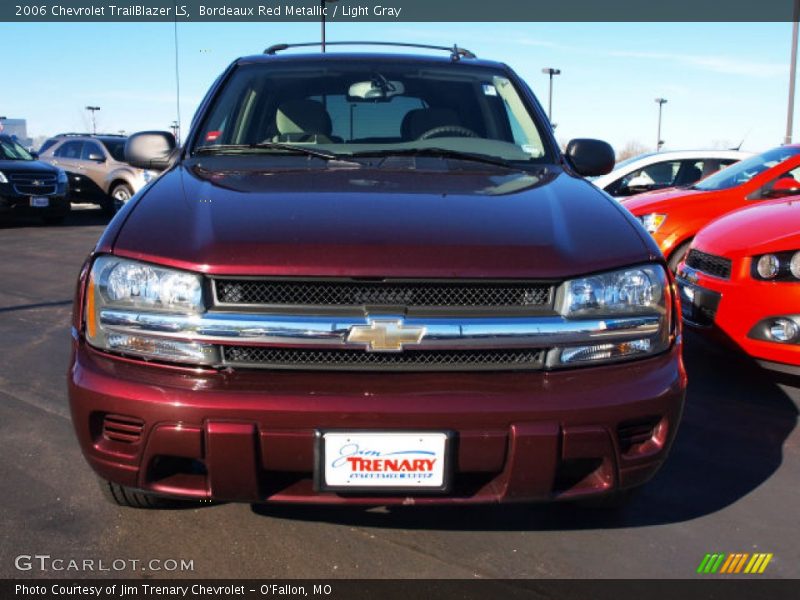 Bordeaux Red Metallic / Light Gray 2006 Chevrolet TrailBlazer LS