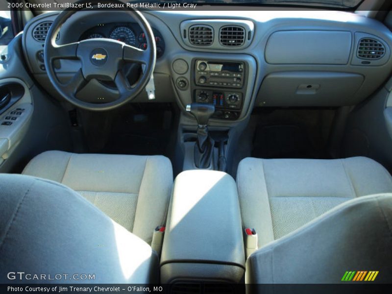 Bordeaux Red Metallic / Light Gray 2006 Chevrolet TrailBlazer LS