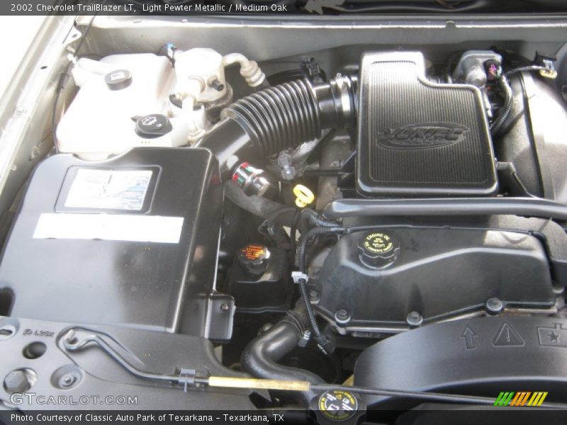 Light Pewter Metallic / Medium Oak 2002 Chevrolet TrailBlazer LT