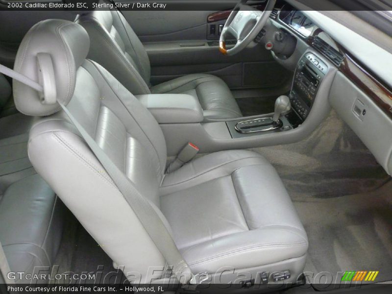 Sterling Silver / Dark Gray 2002 Cadillac Eldorado ESC