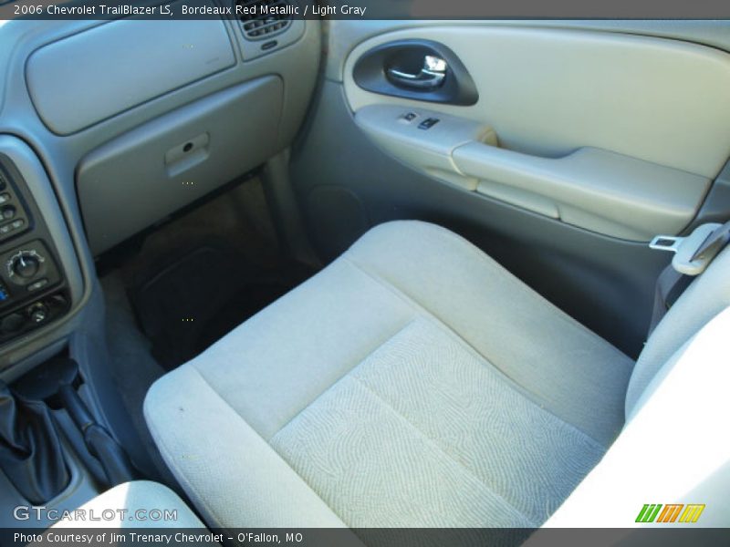 Bordeaux Red Metallic / Light Gray 2006 Chevrolet TrailBlazer LS