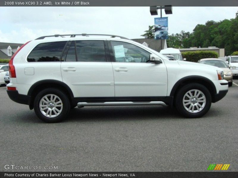 Ice White / Off Black 2008 Volvo XC90 3.2 AWD