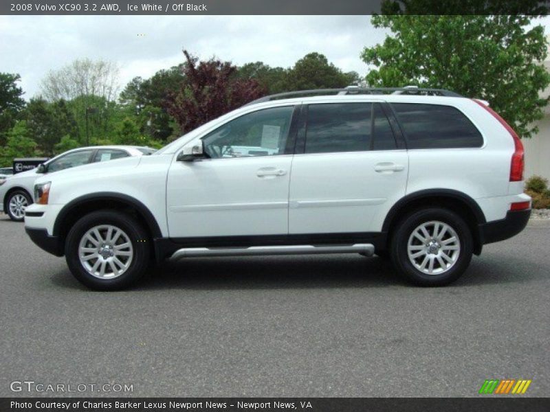 Ice White / Off Black 2008 Volvo XC90 3.2 AWD