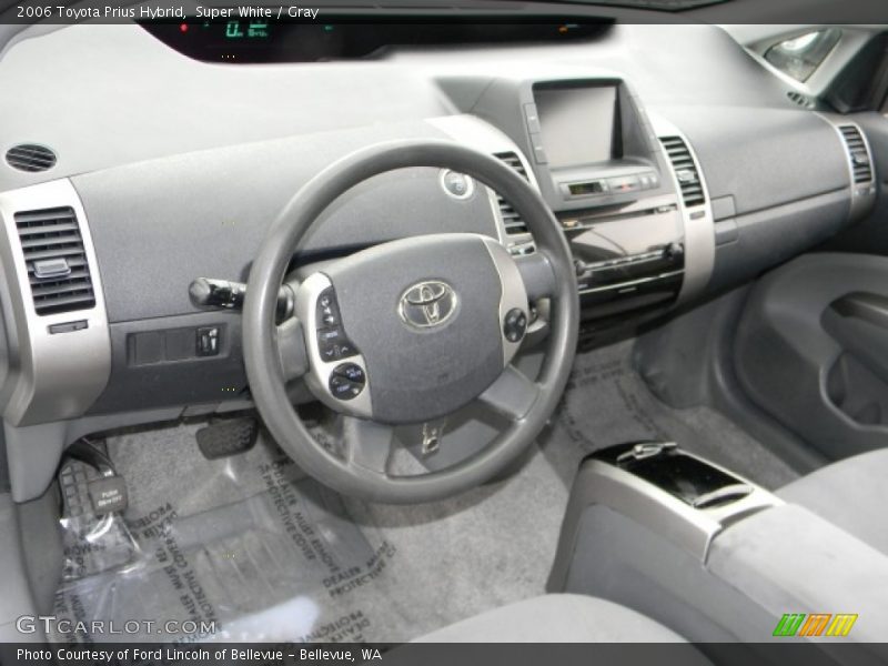 Super White / Gray 2006 Toyota Prius Hybrid