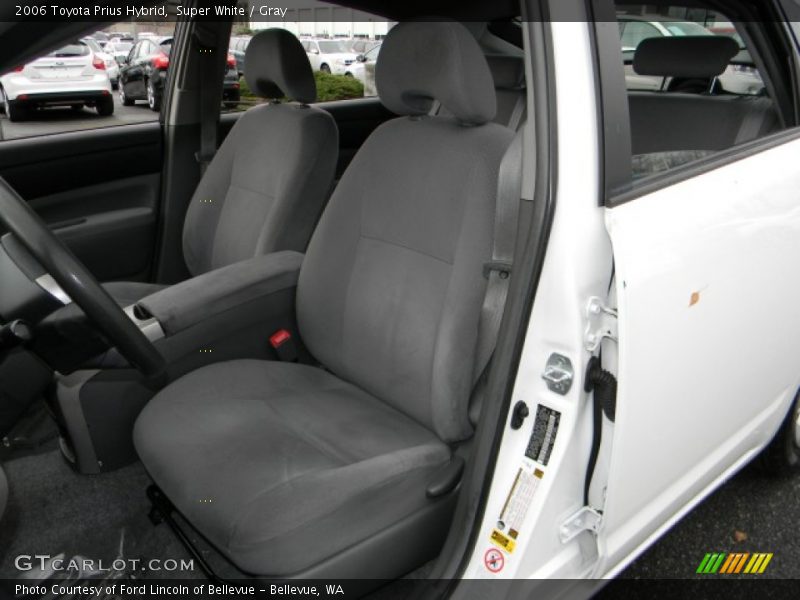 Super White / Gray 2006 Toyota Prius Hybrid