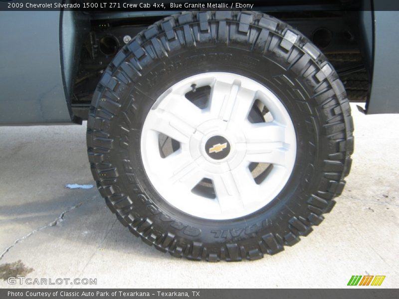 Blue Granite Metallic / Ebony 2009 Chevrolet Silverado 1500 LT Z71 Crew Cab 4x4