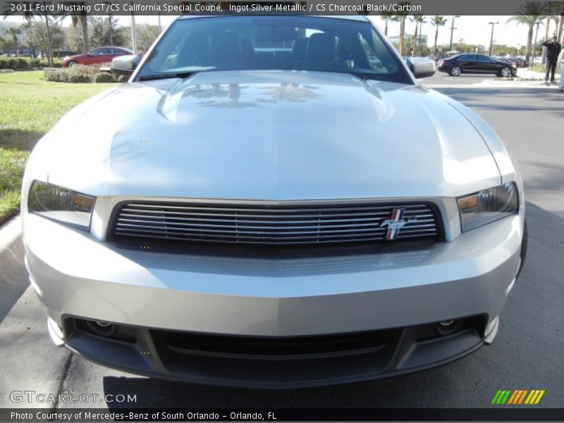 Ingot Silver Metallic / CS Charcoal Black/Carbon 2011 Ford Mustang GT/CS California Special Coupe