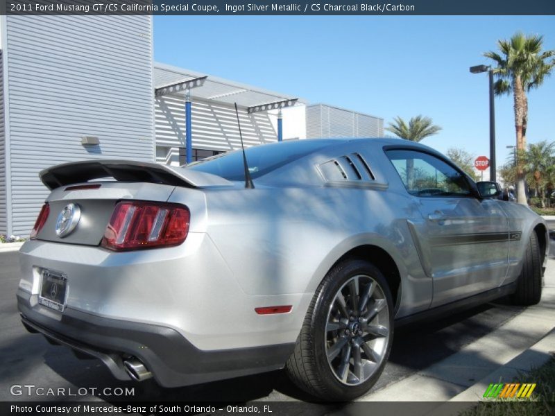 Ingot Silver Metallic / CS Charcoal Black/Carbon 2011 Ford Mustang GT/CS California Special Coupe