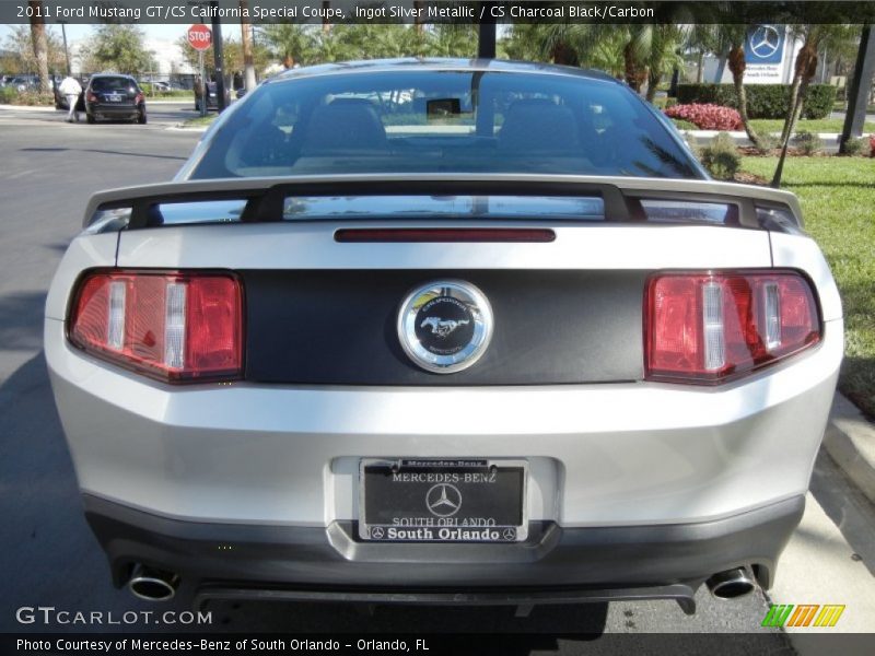 Ingot Silver Metallic / CS Charcoal Black/Carbon 2011 Ford Mustang GT/CS California Special Coupe