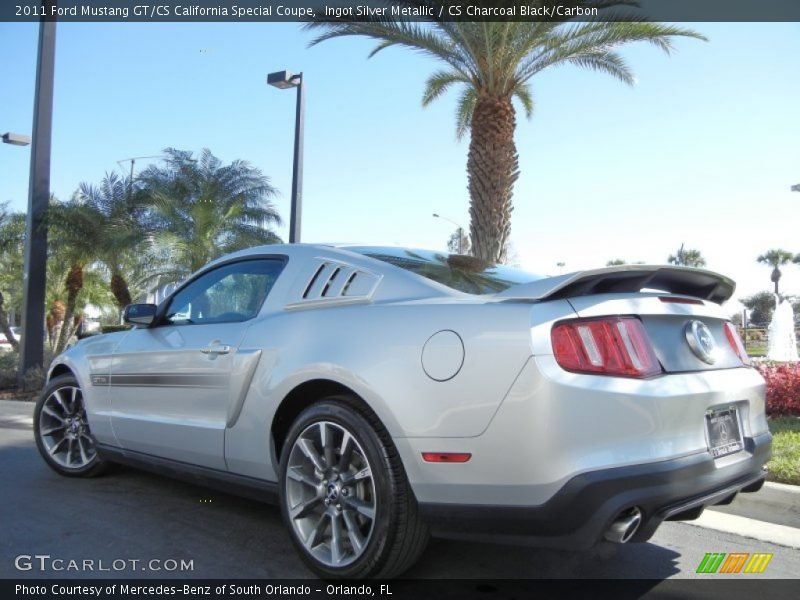 Ingot Silver Metallic / CS Charcoal Black/Carbon 2011 Ford Mustang GT/CS California Special Coupe