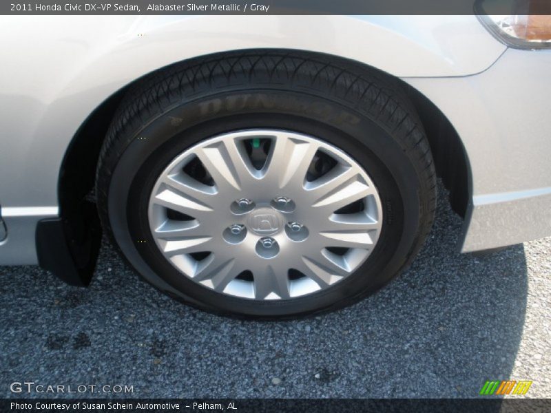 Alabaster Silver Metallic / Gray 2011 Honda Civic DX-VP Sedan