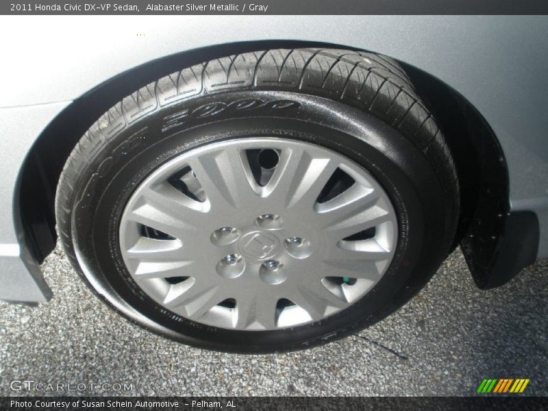 Alabaster Silver Metallic / Gray 2011 Honda Civic DX-VP Sedan