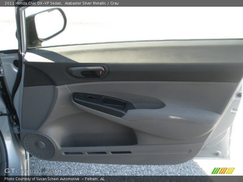 Alabaster Silver Metallic / Gray 2011 Honda Civic DX-VP Sedan