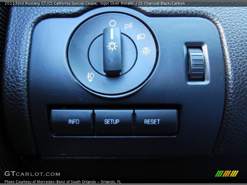 Controls of 2011 Mustang GT/CS California Special Coupe