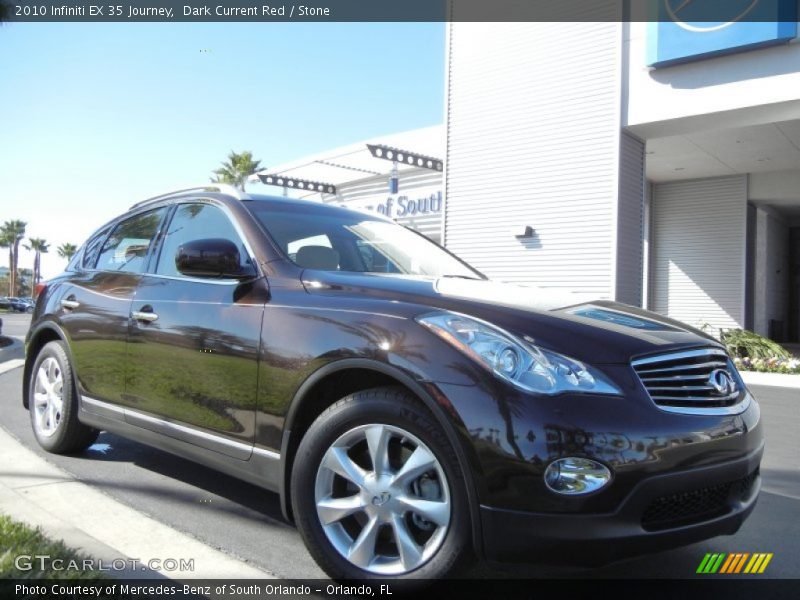 Dark Current Red / Stone 2010 Infiniti EX 35 Journey