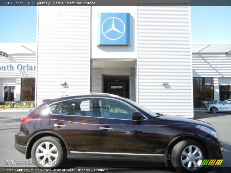 Dark Current Red / Stone 2010 Infiniti EX 35 Journey