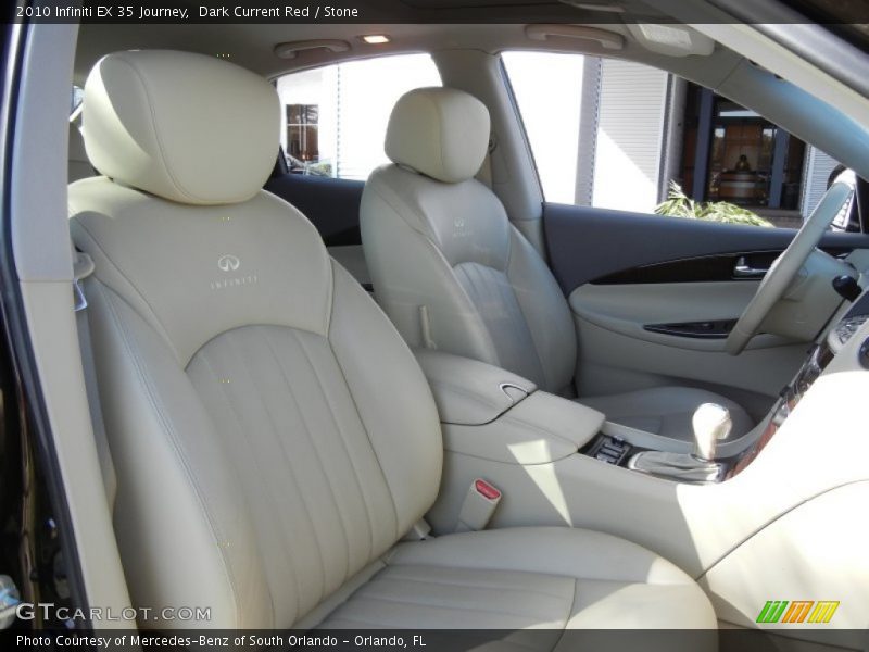 Dark Current Red / Stone 2010 Infiniti EX 35 Journey