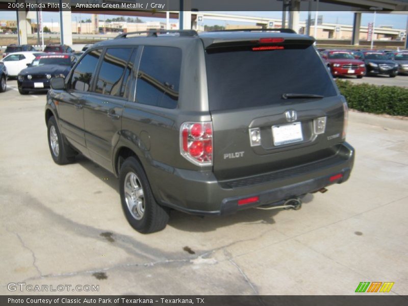 Amazon Green Metallic / Gray 2006 Honda Pilot EX