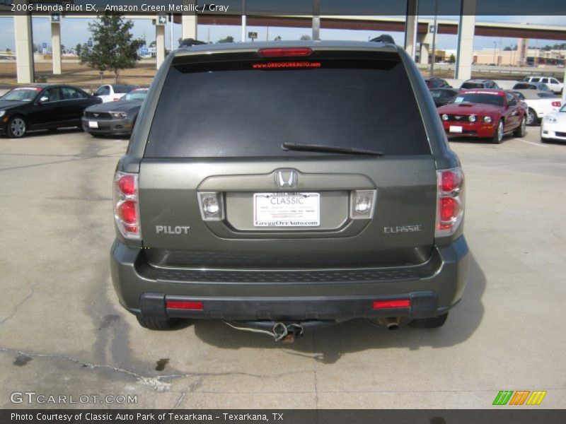 Amazon Green Metallic / Gray 2006 Honda Pilot EX