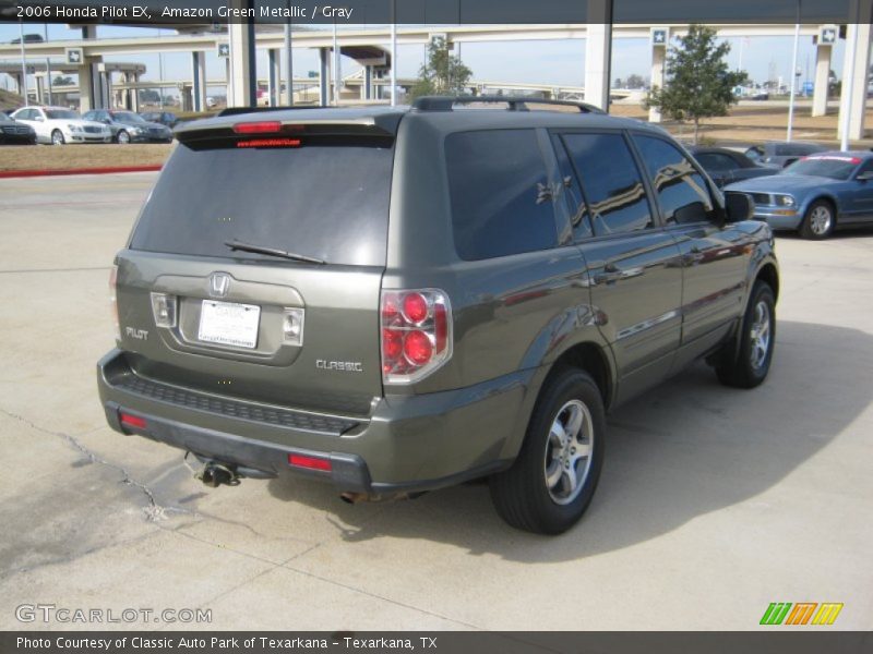 Amazon Green Metallic / Gray 2006 Honda Pilot EX