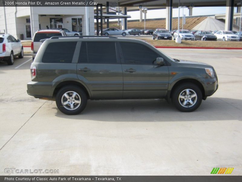 Amazon Green Metallic / Gray 2006 Honda Pilot EX